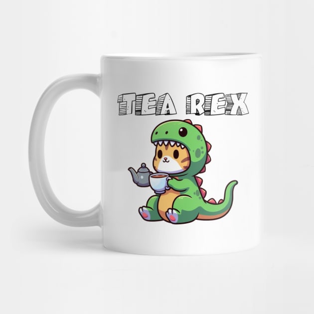 Tea Rex by Bubbles